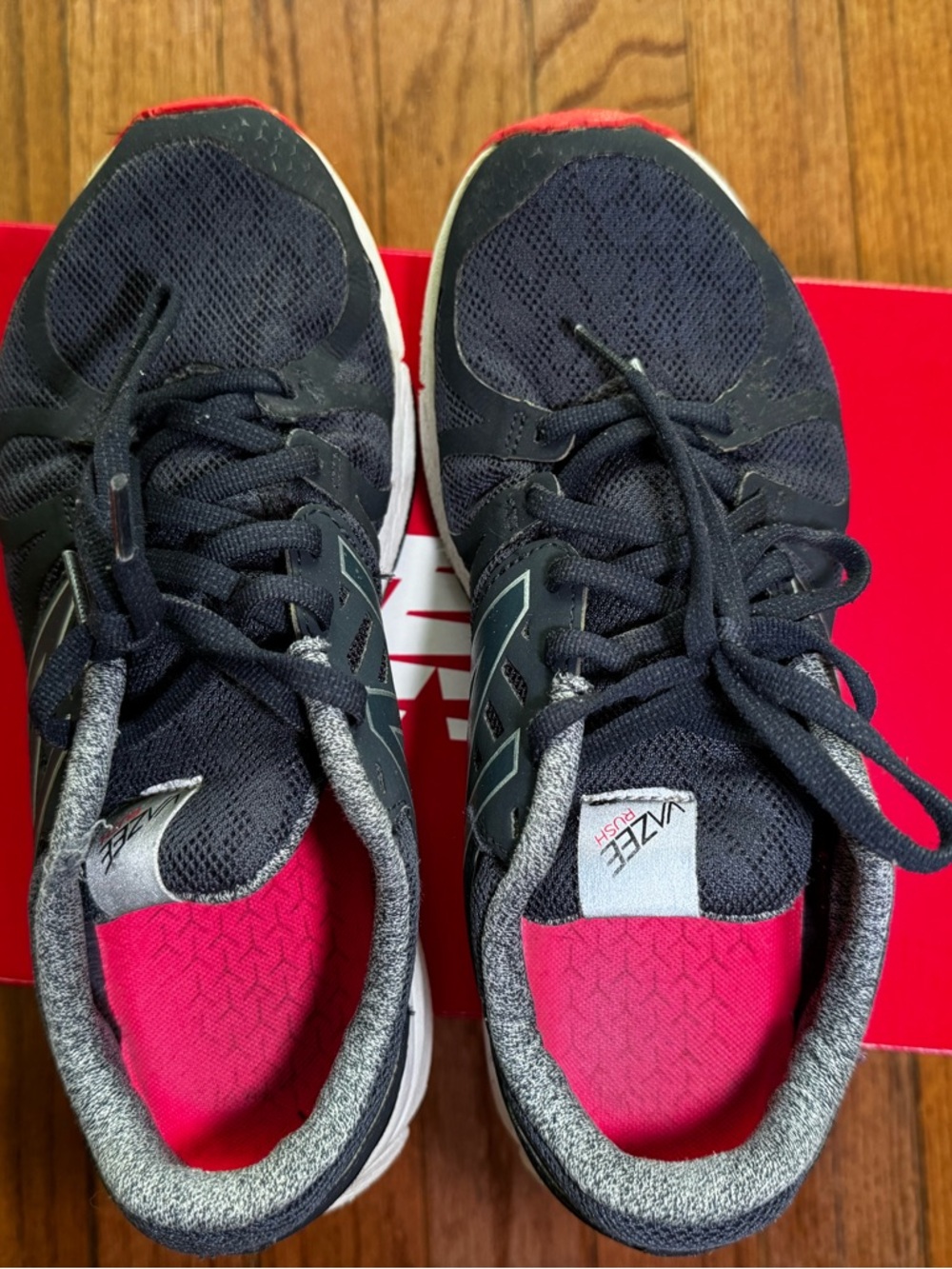 New Balance Black and Pink Women's Athletic Sneakers